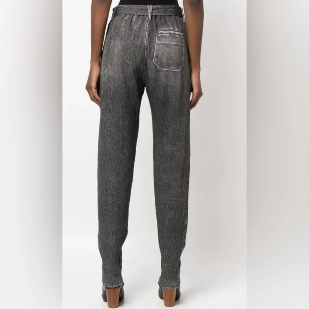 rag & bone Miramar Mia Jeans Sweatpants Size XS Black Magic - Picture 2 of 6